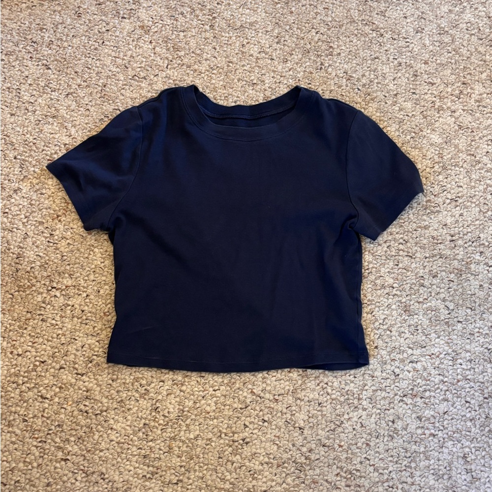 No Boundaries Navy Short Sleeve Tee